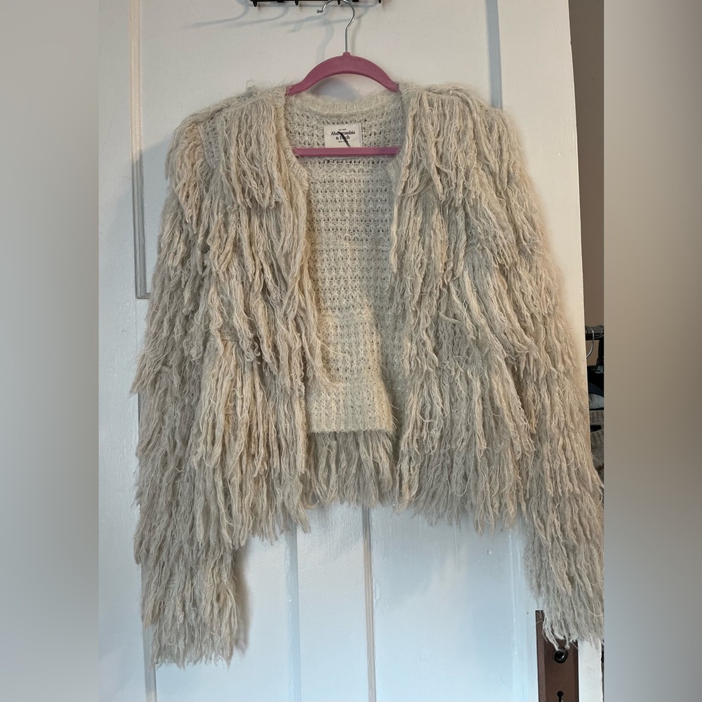Bohemian Abercrombie & Fitch Shag Sweater